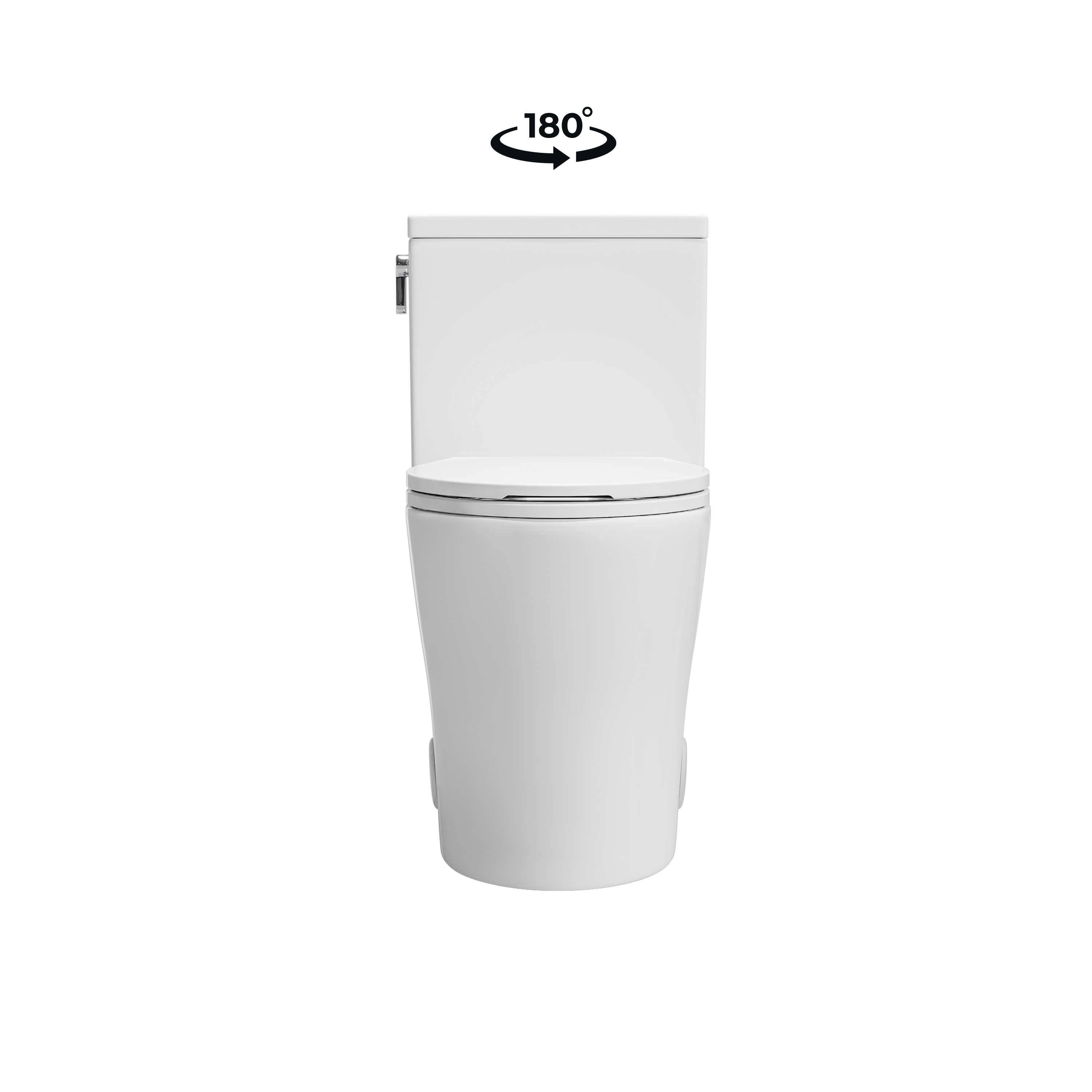 Swift™ Two-Piece Elongated Toilet - Reversable Tank