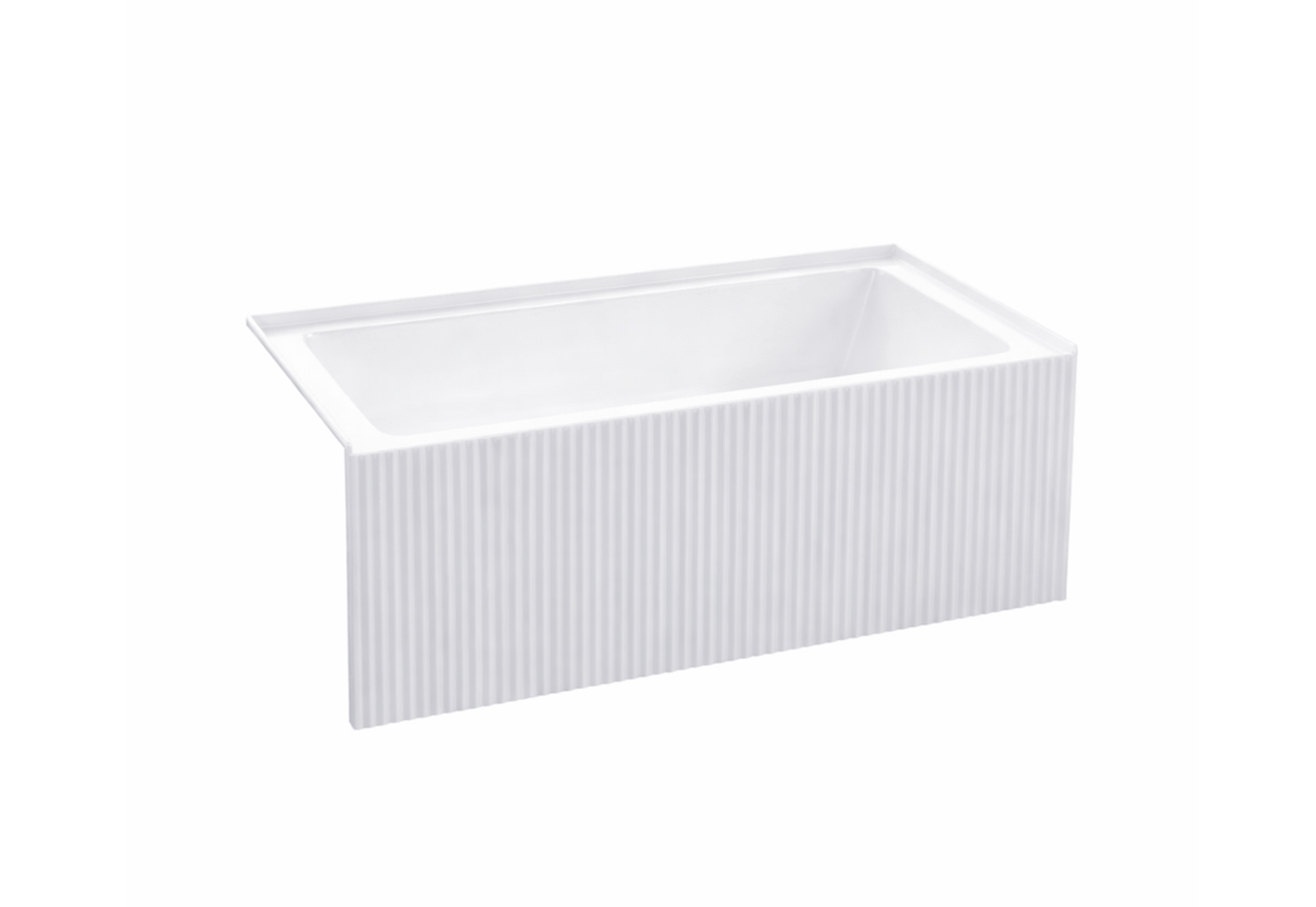 Linea™ Alcove Apron Bathtub - Designer Edition