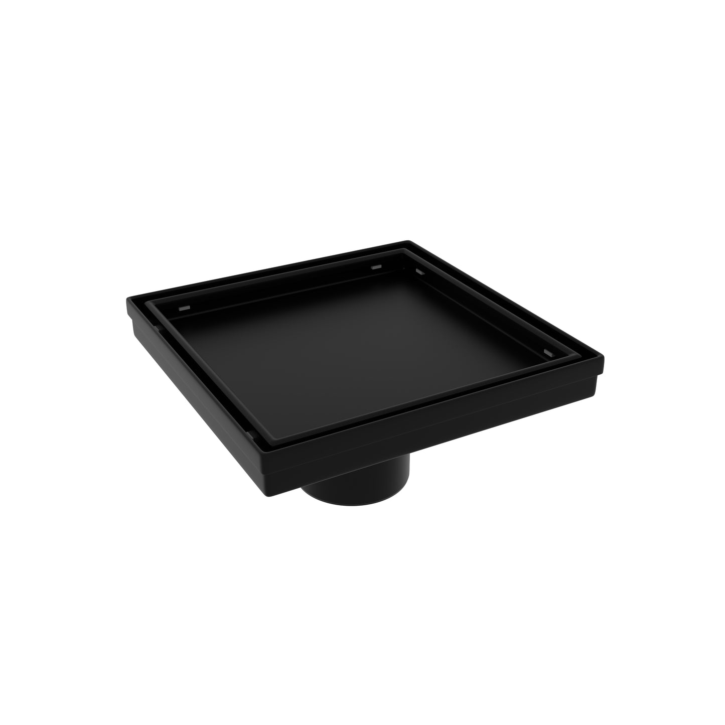 2-in-1 Flat Or Tile-In Square Shower Drain