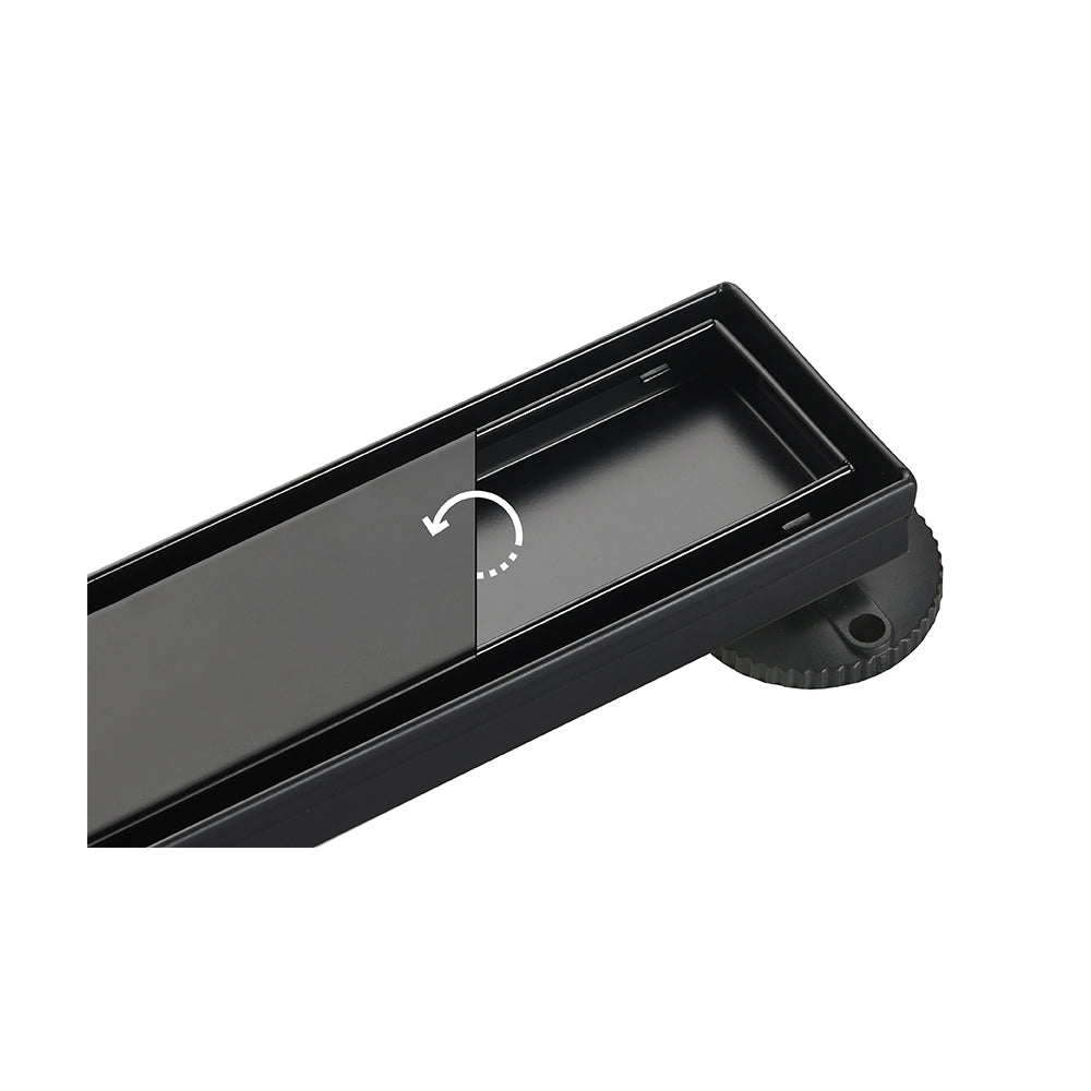 2-in-1 Flat Or Tile-In Linear Shower Drain  (D1)