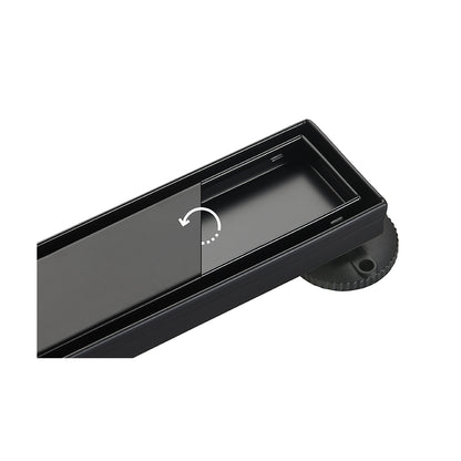 2-in-1 Flat or Tile-In Linear Shower Drain (D1)