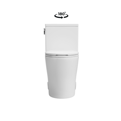 Swift™ Two-Piece Elongated Toilet - Reversable Tank