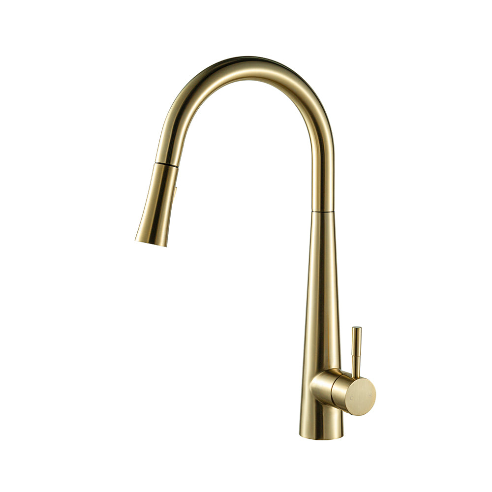 Single Hole Pull Down Kitchen Faucet