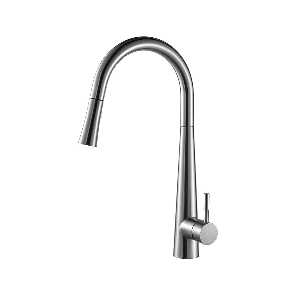 Single Hole Pull Down Kitchen Faucet