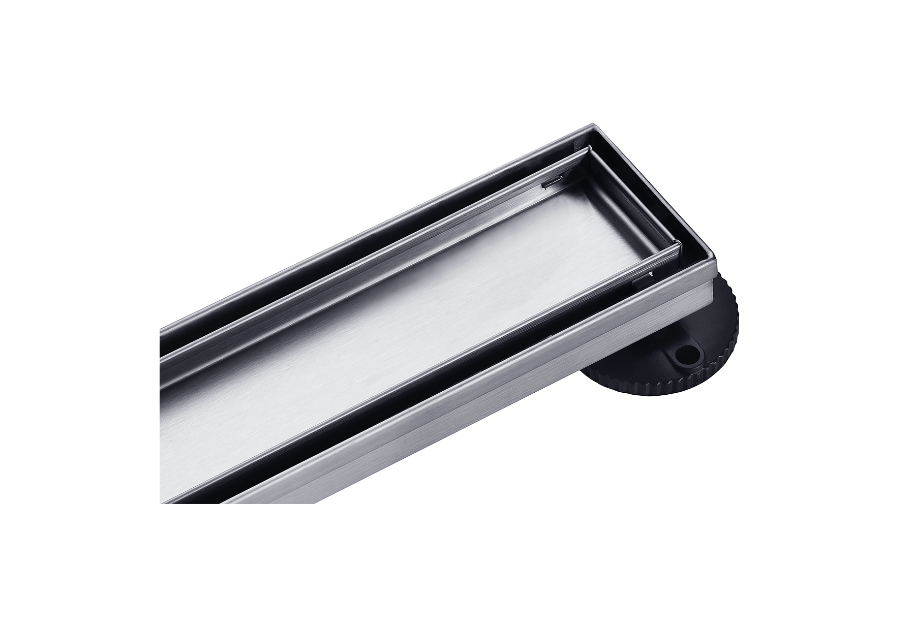 2-in-1 Flat or Tile-In Linear Shower Drain (D1)