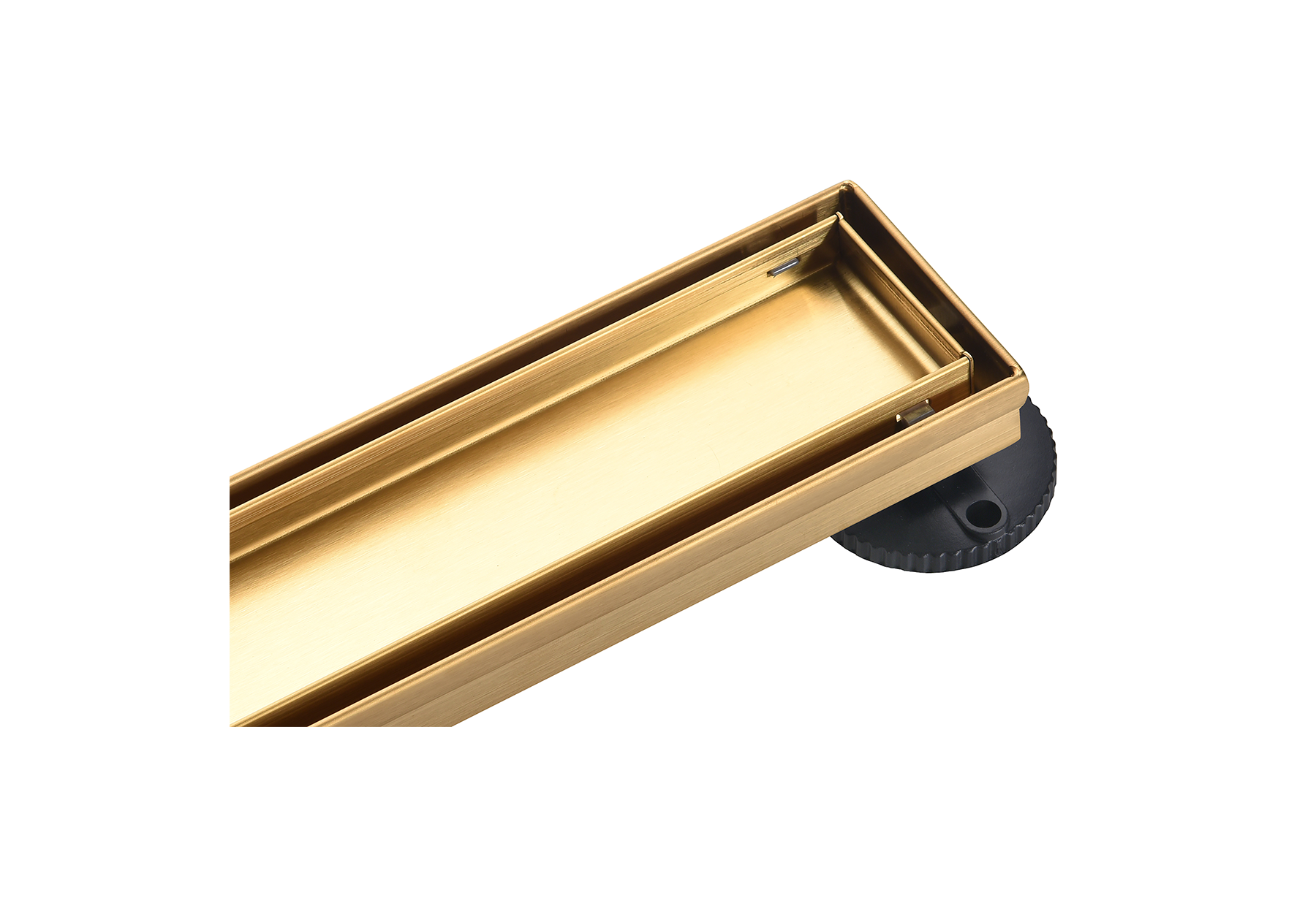 2-in-1 Flat or Tile-In Linear Shower Drain (D1)