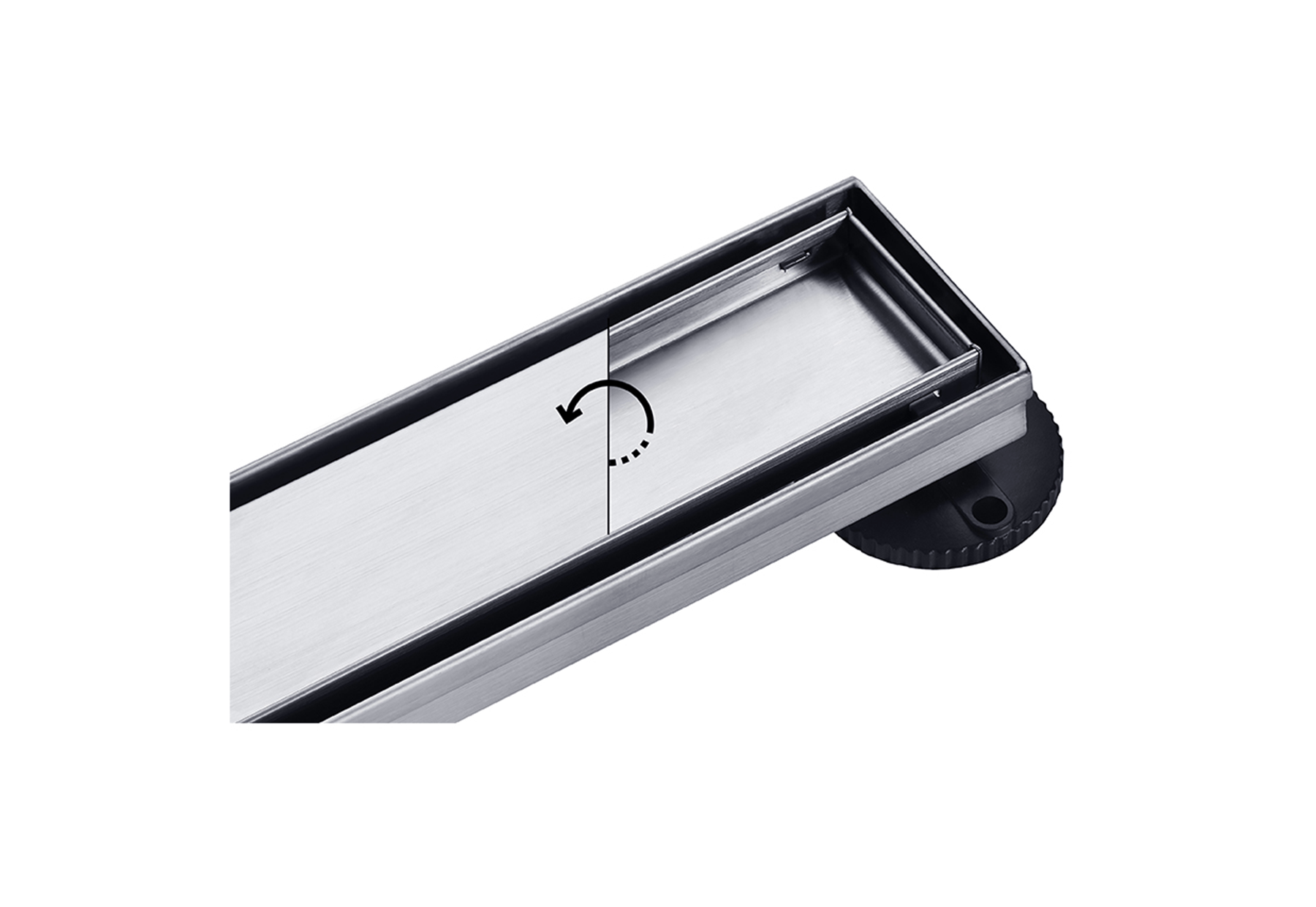 2-in-1 Flat or Tile-In Linear Shower Drain (D1)
