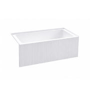 Linea™ Alcove Apron Bathtub - Designer Edition