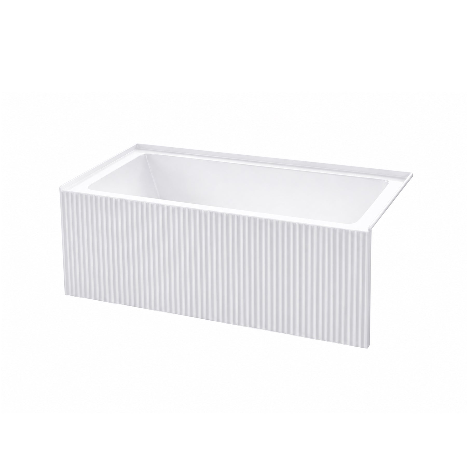 Linea™ Alcove Apron Bathtub - Designer Edition