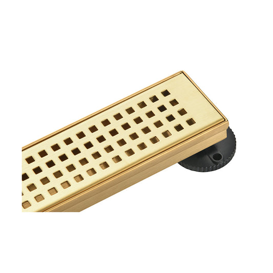 Pattern Grate Linear Shower Drain