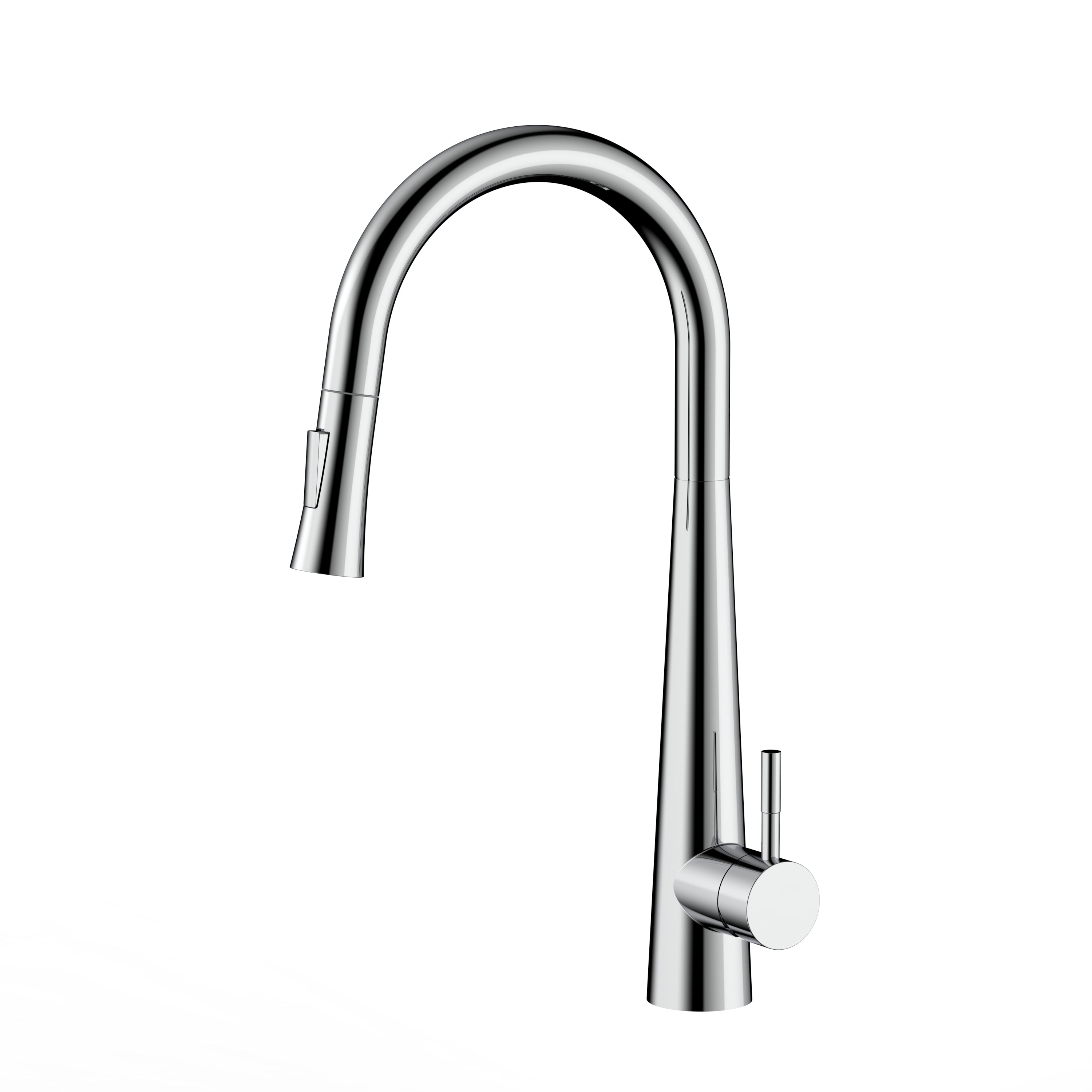 Single Hole Pull Down Kitchen Faucet