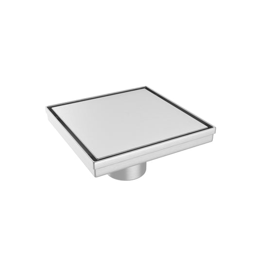 2-in-1 Flat Or Tile-In Square Shower Drain